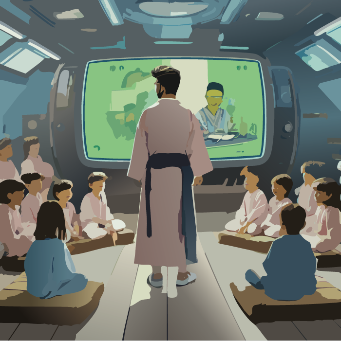 Illustration de l'atelier de méditation et philosophie "Penser et ressentir autrement".